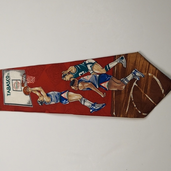 Tabasco Label Hot Sauce Neck Tie 👔 - Picture 3 of 12